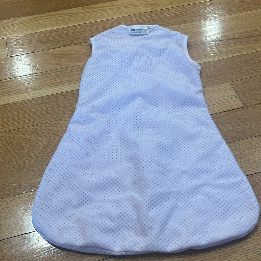 Breathable baby sack wearable blanket pink size small 0-6 months . - Picture 7 of 8